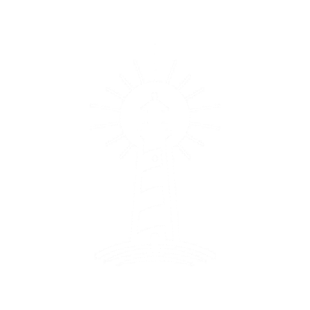 Isotipo Faromud: faro como símbolo de claridad y guía estratégica